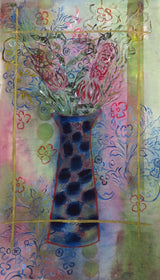 Dry flowers, vase 2020