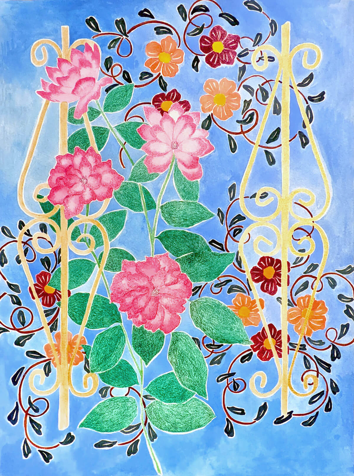 Jacqueline Larcombe Cool evening, fallen petals 2022 – Aster + Asha Gallery